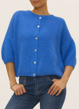 Load image into Gallery viewer, Short Sleeve Mohair Cardigan