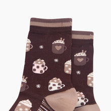 Load image into Gallery viewer, Hot Chocolate Women's Bamboo Socks in Brown: UK 3-7 | EU 36-40 | US 5-9