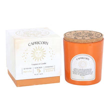 Load image into Gallery viewer, Capricorn Sandalwood &amp; Jasmine Zodiac Crystal Candle