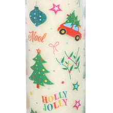Load image into Gallery viewer, Nostalgic Christmas Print Christmas Pudding Scented Tube Candle