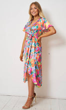 Load image into Gallery viewer, Bright Wrap Dress