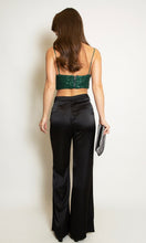 Load image into Gallery viewer, Sequin Green Bralet