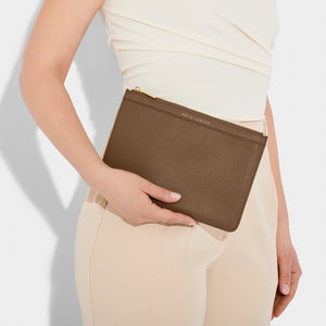 Cleo Pouch in Mink