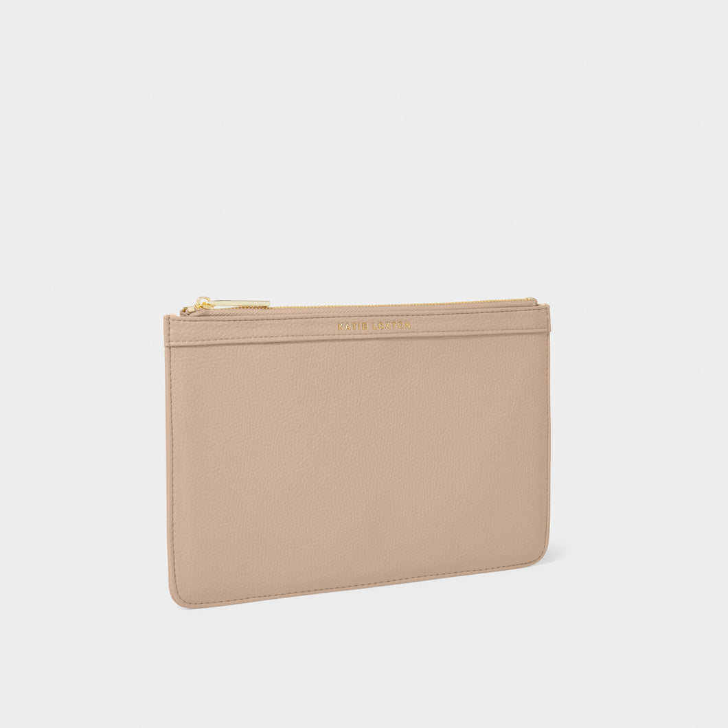 Cleo Pouch in Soft Tan