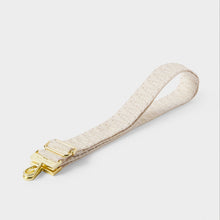 Load image into Gallery viewer, Ecru Zig Zag Canvas Bag Strap