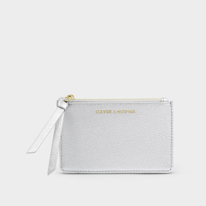 Silver Hallie Coin and Card Holder