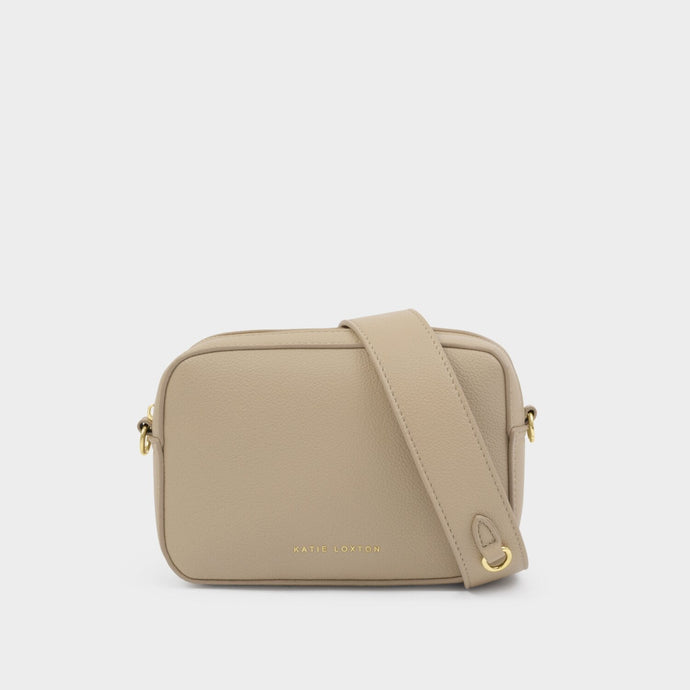 Light Taupe Avery Small Crossbody Bag