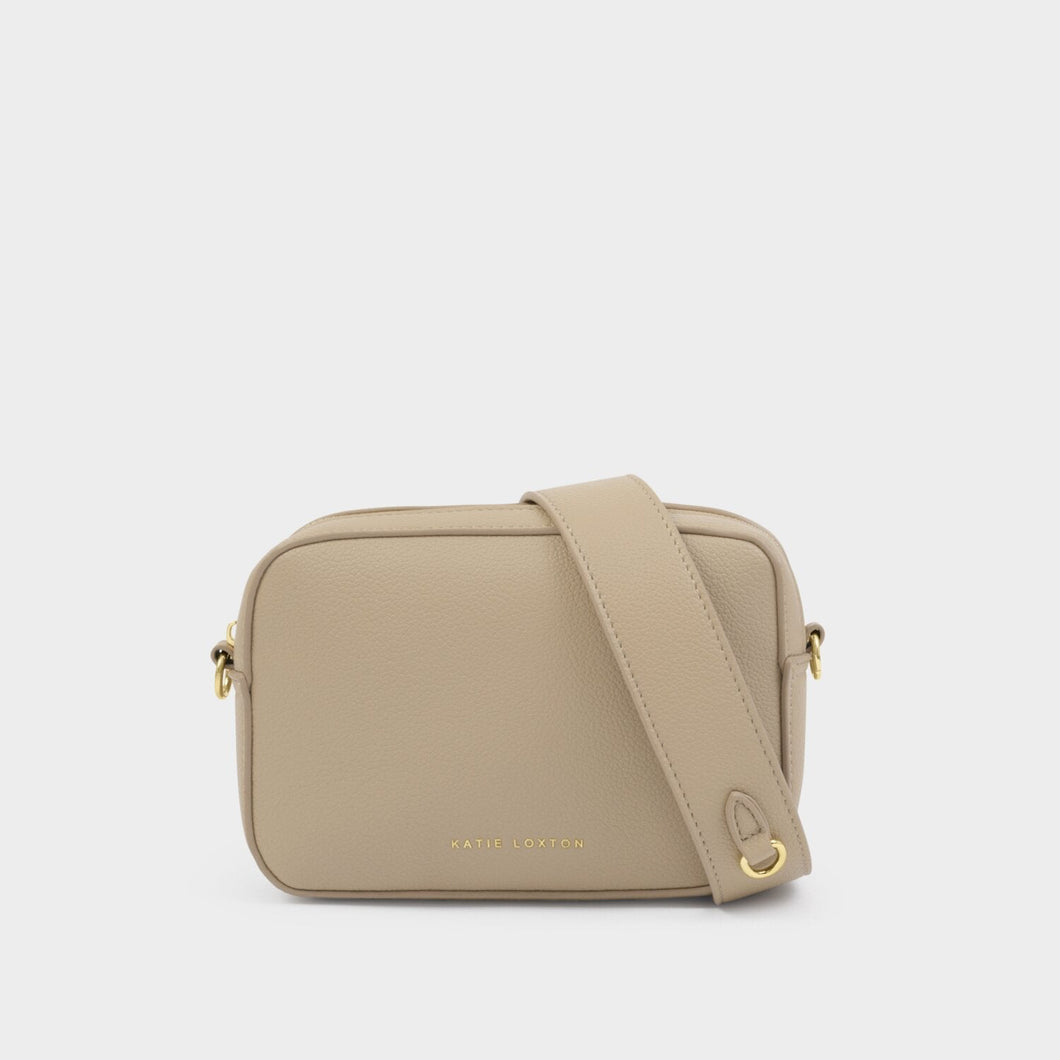 Light Taupe Avery Small Crossbody Bag