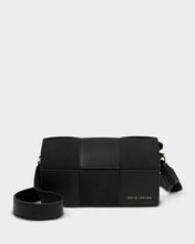 Load image into Gallery viewer, Black Taya Suedette Crossbody Bag