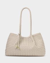 Load image into Gallery viewer, Oyster Nova Hand Woven Small Shoulder Tote