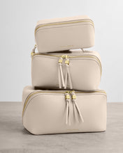 Load image into Gallery viewer, Soho Large Makeup &amp; Wash Bag in Oyster
