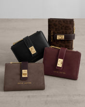 Load image into Gallery viewer, Chocolate Orin Suedette Twist Lock Purse