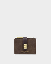 Load image into Gallery viewer, Chocolate Orin Suedette Twist Lock Purse
