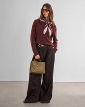 Load image into Gallery viewer, Olive Nova Hand Woven Top Handle Bag
