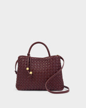 Load image into Gallery viewer, Cherry Mixed Nova Hand Woven Top Handle Bag