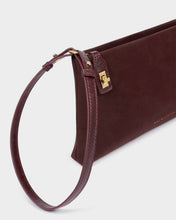 Load image into Gallery viewer, Cherry Orin Twist Lock Suedette Small Shoulder Bag