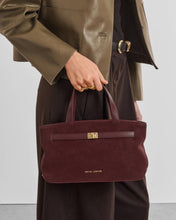 Load image into Gallery viewer, Cherry Orin Top Handle Suedette Crossbody Bag