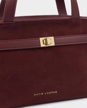 Load image into Gallery viewer, Cherry Orin Top Handle Suedette Crossbody Bag