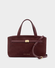 Load image into Gallery viewer, Cherry Orin Top Handle Suedette Crossbody Bag