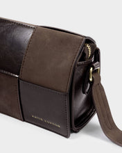 Load image into Gallery viewer, Chocolate Taya Suedette Crossbody Bag