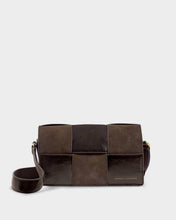 Load image into Gallery viewer, Chocolate Taya Suedette Crossbody Bag