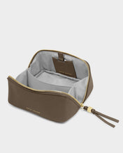 Load image into Gallery viewer, Mink Fold-Out Mirror Makeup Bag