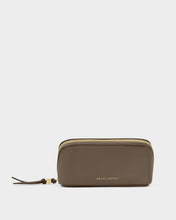 Load image into Gallery viewer, Mink Fold-Out Mirror Makeup Bag