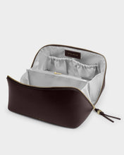 Load image into Gallery viewer, Bitter Chocolate Soho Large Makeup &amp; Wash Bag