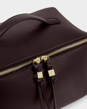 Load image into Gallery viewer, Bitter Chocolate Soho Large Makeup &amp; Wash Bag