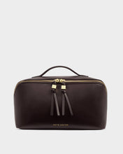 Load image into Gallery viewer, Bitter Chocolate Soho Large Makeup &amp; Wash Bag