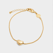 Load image into Gallery viewer, &#39;Heart Of Gold&#39; Charm Bracelet