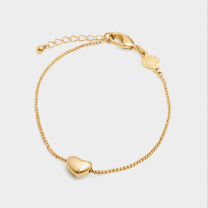 'Heart Of Gold' Charm Bracelet
