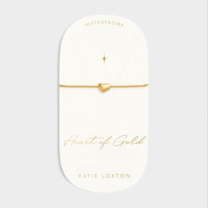 'Heart Of Gold' Charm Bracelet
