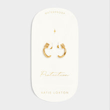 Load image into Gallery viewer, &#39;Protection&#39; Hoop Earrings in Gold