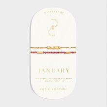 Load image into Gallery viewer, Birthstone Bracelet &#39;January&#39;