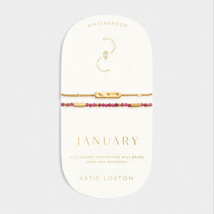 Birthstone Bracelet 'January'