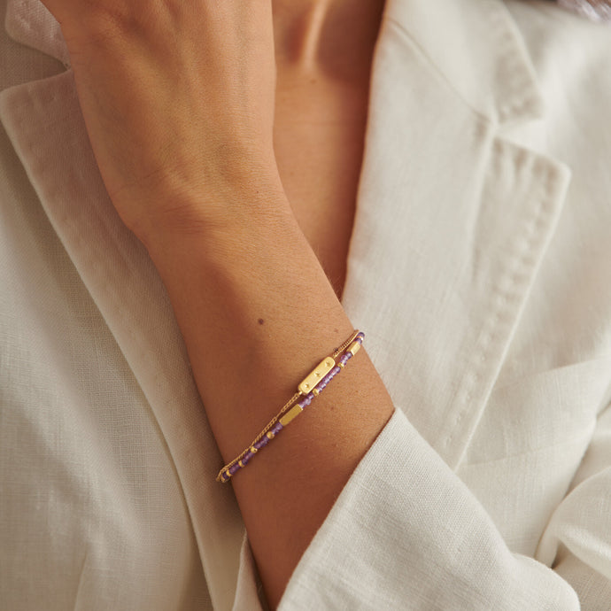 Birthstone Bracelet 'February'
