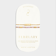 Load image into Gallery viewer, Birthstone Bracelet &#39;February&#39;