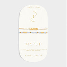 Load image into Gallery viewer, Birthstone Bracelet &#39;March&#39;