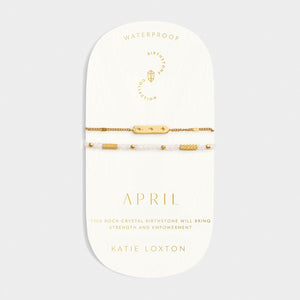 Birthstone Bracelet 'April'
