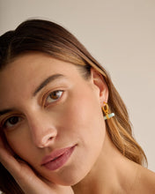 Load image into Gallery viewer, Azura Waterproof Gold T-Bar Earring