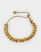 Load image into Gallery viewer, Heart Link Waterproof Gold Bracelet