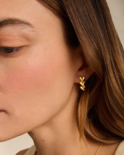 Load image into Gallery viewer, Heart Link Gold Waterproof Earring