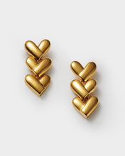 Load image into Gallery viewer, Heart Link Gold Waterproof Earring