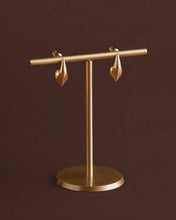 Load image into Gallery viewer, Harlequin Waterproof Gold Hoop Earrings
