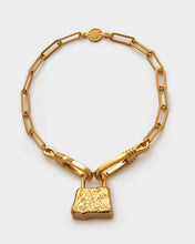Load image into Gallery viewer, Luxe Lock Waterproof Gold Bracelet