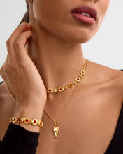 Load image into Gallery viewer, Rouge Noir Waterproof Gold Link Bracelet