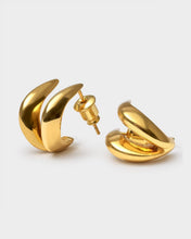 Load image into Gallery viewer, Aurielle Waterproof Gold Hoop Earrings