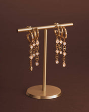 Load image into Gallery viewer, Champagne Hour Waterproof Gold Drop Earrings