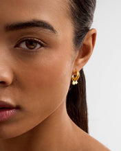 Load image into Gallery viewer, Champagne Hour Waterproof Gold Small Drop Earrings
